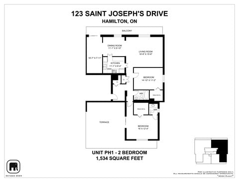 Floor plan for 2 beds, 1 bath, 800 sqft